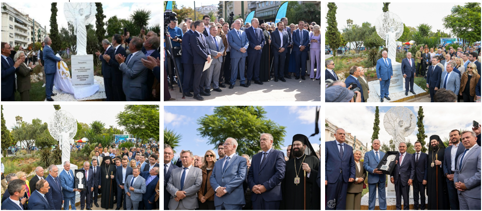  Αποκαλυπτήρια αγάλματος προς τιμή των μικρομεσαίων επιχειρηματιών