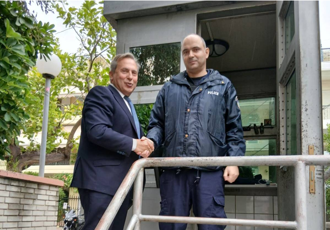 Ο Νικόλαος Βρεττός τίμησε τη γιορτή του Αγίου Αρτεμίου, προστάτη της Ελληνικής Αστυνομίας