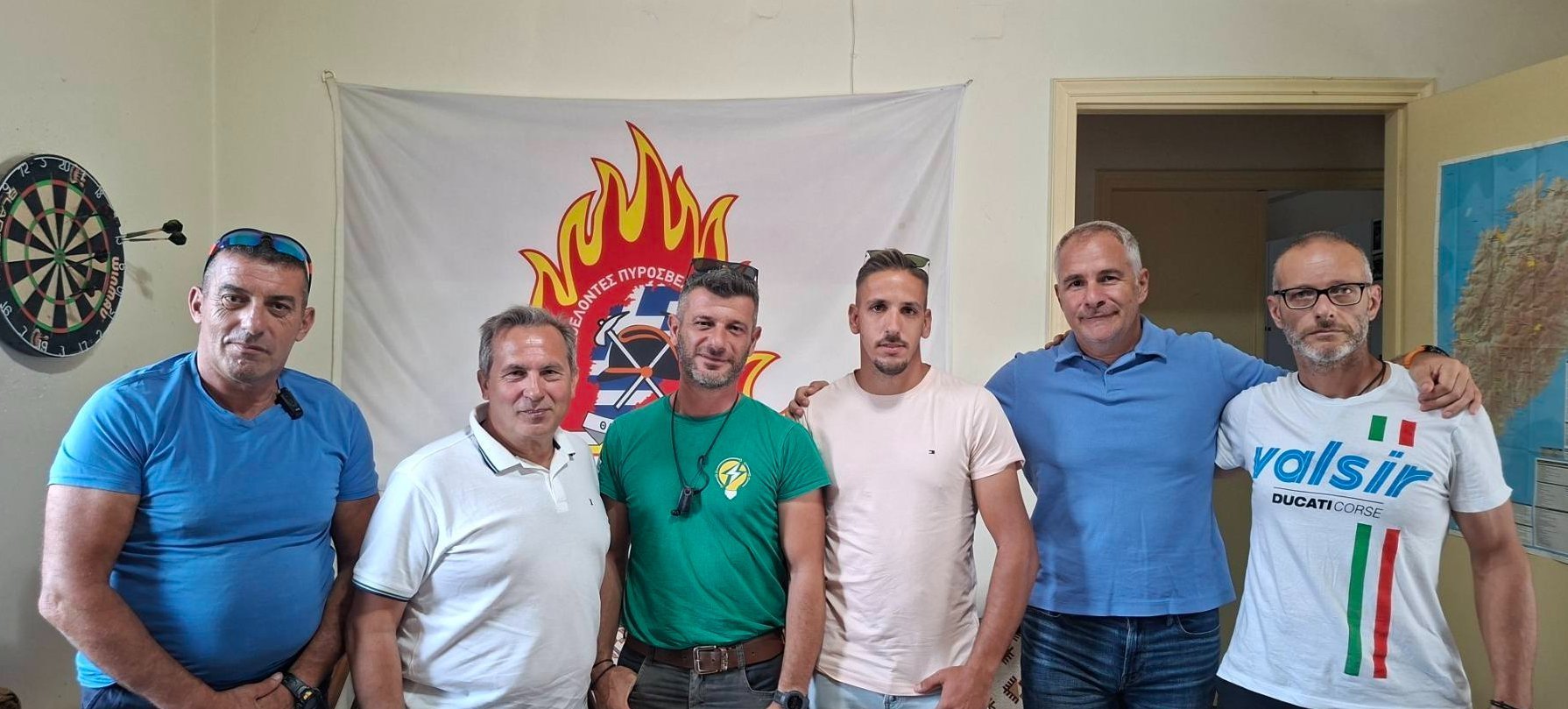 Επίσκεψη στο Πυροσβεστικό Κλιμάκιο Εθελοντών Κέας